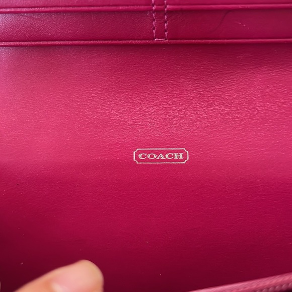 Vintage Rare Limited Edition Spring Coach Butterfly Embroidered Long Wallet! - Picture 5 of 9